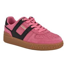 PRICES MAY VARY. Elevate your sporty styles with the GUESS Inart. This low profile sneaker finished with a gum bottom makes it an easy to wear style for any occasion. Est. 1981, Guess is a global lifestyle brand and a symbol of a young, adventurous lifestyle. Round Toe ; Lace-Up Closure Suede/Man Made Upper Adventurous Lifestyle, Sporty Style, Fashion Sneakers, Lifestyle Brand, Lifestyle Brands, Low Profile, Sneakers Fashion, Special Features, Gum