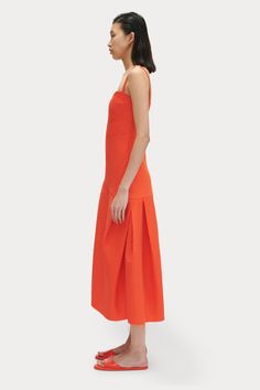 Voila Dress Rachel Comey, White Coral, Mid Dresses, Midi Dress Sleeveless, Dress Cuts, Fitted Bodice, Flare Skirt, Bodice, Dresses For Sale