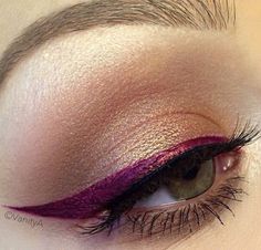 Pink Liner Anastasia Liquid Lipstick, Warm Purple, Make Up Inspiration, How To Apply Eyeliner, Makeup Goals, Eye Make, Makati, Love Makeup, Eyeshadow Looks