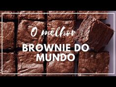 brownie do mundo with the words mellow on it in white overlays