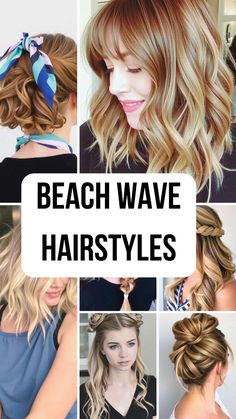 Beachy Waves for Every OccasionEffortless Beach Wave LooksChic Beach Wave HairstylesSummer-Ready Beachy WavesBeach Waves for All Hair TypesPerfectly Tousled Beach WavesEasy Beach Wave TutorialsSoft Waves for a Beachy VibeCasual Beach Wave StylesBeach Waves for Long and Short Hair Beach Photoshoot Hairstyles, Relaxed Waves Hair, Simple Waves Hair, How To Make Beach Waves In Hair, Beach Waves With Bangs, Beach Waves With Straightener, Beachy Waves Hairstyles, Beach Wave Hairstyles, Beach Wave Perm