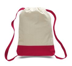 This large heavy canvas drawstring bag comes with a thick fabric that will hold a heavy load. This cheap bag is ideal to store your sport outfit and footwear or even school books and essentials. Another durable and quality bag that comes for a cheap wholesale price, offered to you by ToteBagFactory. Questions? Our live customer service is happy to help. Product Description: Heavy Canvas, self fabric adjustable straps sport backpack. Size:  14"W x 18"H x 2"D Imprint:  8"W x 10"H Shop with Conf... Drawstring Backpack Pattern, Canvas Drawstring Bag, Sport Backpack, Cinch Bag, Backpack Pattern, Workout Bags, Backpack Women, Cotton Drawstring Bags, Cheap Bags