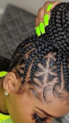 Nice braids ideas Braided Bun Hairstyles, Braided Ponytail Hairstyles, Box Braids Styling, Girls Hairstyles Braids, Beautiful Braids, Braided Bun