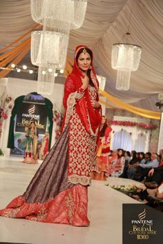 This is the image gallery of Traditional Pakistani Red Bridal Dresses 2017. You are currently viewing Bridal lehnga in red color 2014. All other images from this gallery are given below. Give your comments in comments section about this. Also share stylespoint.com with your friends. #pakistanibridal, #pakistaniweddingdresses, #pakistanibridaldresses Indian Reception Outfit, Pakistani Gown, Chiffon Lehenga, Anarkali Frock, Bridal Couture Week, Wedding Dress Jewelry, Asian Wedding Dress