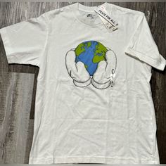 Kaws Is An Awesome Brand And Quality Kaws Shirt, Kaws White, White Blue, Blue White, Color Blue, Tee Shirts, Blue And White, Mens Shirts, Man Shop