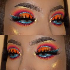 Mermaid Eyeshadow, Beginners Eye Makeup, Rave Makeup, Halloween Makeup Inspiration, Beautiful Eye Makeup, Fancy Makeup