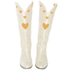 Mid-Calf Boots with Embroidered Hearts Ridding Boots, Knee High Cowboy Boots, Bota Country, Estilo Country, Western Women, Womens Chunky Heels, Western Boots Women, Embroidered Heart, Spike Heels