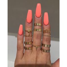 Nail Summer, Coral Nails, Super Nails, Ideas Nails, Nails Summer, Hot Nails