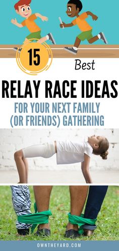 the best relay race ideas for your next family or friends gathering with kids and adults