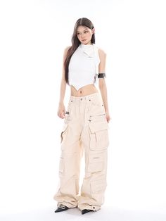 SIZE Trouser length waistline Hip circumference Leg circumference M 111 74 104 70 L 112 76 108 71 XL 113 78 112 72 Size: M L XLColor classification: apricot, blackApplicable season: All seasonsYear Season: Summer 2023Thickness: RegularTrouser length: Long pantsStyle: straight-leg pants Solid Full-length Cargo Jeans With Pockets, Full Length Cargo Jeans With Pockets, High Waist Solid Parachute Pants With Cargo Pockets, High Waist Parachute Pants With Multiple Pockets, Wide Leg Pants With Functional Pockets For Streetwear, Baggy High-waist Cargo Pants With Multiple Pockets, Baggy High Waist Cargo Pants With Multiple Pockets, High Waist Baggy Cargo Pants With Multiple Pockets, Wide Leg Cargo Jeans With Functional Pockets For Streetwear