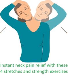 Get instant neck pain relief with these 4 stretches and strength exercises. These stretches relieve the tension in your neck muscles and improve your strength and posture. I use these every time in my physical therapy work. Visit our website for more information. Tight Neck Muscles Relief, Neck Muscle Exercises, Muscle Exercises, Neck Pain Exercises, Cool Down Stretches, Headache Causes, Neck Muscles, Sore Neck, Strength Exercises