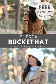 the sherpa bucket hat sewing pattern is easy to sew and can be worn in any size