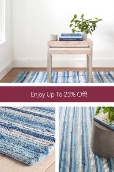 the rugs are up to 25 % off