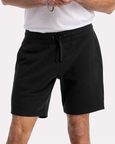 Unisex Fleece Sweatshort - BLACK - 3XL | Next Level Fleece Sweatshort in Black Size 3XL | Cotton/Polyester Blend Black Activewear With Built-in Shorts For Leisure, Black Sportswear Shorts For Leisure, Leisure Black Sportswear Shorts, Black Relaxed Fit Shorts For Loungewear, Black Sportswear Shorts With Pockets, Black Moisture-wicking Shorts For Leisure, Sporty Black Shorts For Leisure, Black Relaxed Fit Shorts For Leisure, Black Athletic Shorts With Elastic Waistband For Loungewear