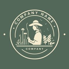 the logo for company name is an image of a man with a fishing rod in his hand