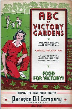 an advertisement for a vegetable company with a woman kneeling down on the ground in front of it