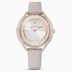 Lux Watches, Watch Leather Strap, Chrono Watches, Bangle Watches, Crystal Watches, Crystal Bangle, Womens Watches Luxury, Mors Dag, Swarovski Jewelry