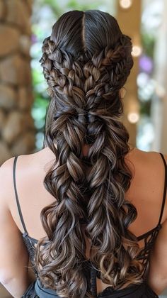 Fairy Hair Wedding, Complex Braids, Hairstyle Girls, Hairstyle Braids, Hair Mistakes, Braided Hairstyle, Goddess Hairstyles, Braids With Curls, Penteado Cabelo Curto