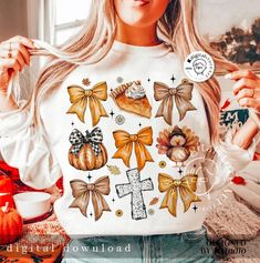 Thanks Jesus, Turkey Bow, Fall Coquette, Fall Flower, Bow Png, Jesus Shirt, Bow Design, Jesus Shirts, Thanksgiving Turkey