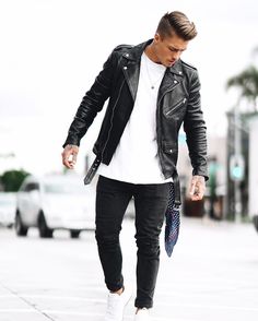 33.1k Likes, 128 Comments - JOHNNY EDLIND (@johnnyedlind) on Instagram: “There is a lot of people asking me where I get my art done, I will tell you ones and for all…” Johnny Edlind, Fall Leather Jacket, Leather Jacket Outfit Men, Black Leather Jacket Men, Biker Jacket Men, Best Leather Jackets, Leather Jacket Outfit, Biker Jackets