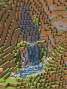 #minecraft #minecraftsurvival #minecraftbuilding Minecraft Wheat Field Aesthetic, Minecraft Houses In A Hill, Pond Landscaping Minecraft, Treehouse Base Minecraft, Rainbow Beacon Minecraft, Underground Trading Hall Minecraft, Minecraft Savannah Build Ideas, Minecraft House In Cliff