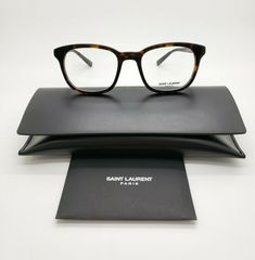 SAINT LAURENT YSL PARIS SL459 UNISEX EYEGLASSES FRAMES 51-20-145 NEW w. CASE!!! SELLING BEAUTIFUL RARE SAINT LAURENT YSL FRAMES. IDEAL FOR PRESCRIPTION USE. FRAMES COMES WITH GENUINE SAINT LAURENT CASE!!! Eye Size 51 Bridge Size 20 Temple length 145 BRAND NEW AND 100% AUTHENTIC GUARANTEED! I GUARANTEE THAT THESE EYEGLASSES ARE 100% AUTHENTIC, PLEASE CHECK MY FEEDBACK AND BID WITH CONFIDENCE!!! TRACKING AND INSURANCE ARE INCLUDED!!! Check out my other items! Be sure to add me to your favorites li Ysl Eyeglasses, Ysl Paris, Saint Laurent Paris, Eyeglasses Frames, Sunglasses Case, Lenses, Saint Laurent, Frame