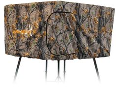 Designed for use with the Quad Pod Stand, this Epic Camo patterned blind provides added concealment from wary game. Installation is quick and easy with the use of snaps and bungee cords. A wide entrance opening of 21W x 25 L complete with a zippered closure provides easy entry to your standFeaturesEpic camo patternZippered entrance for easy access360 degree surround for ultimate concealmentWeather-resistant material for longevity , Hunting Gear,Hunting Blinds,Tower & Box Blinds SKU - 15431712345 Patterned Blinds, Deer Blind, Duck Blind, Hunting Camo, Deer Stand, Hunting Blinds, Camo Patterns, Hunting Equipment, Hunting Season