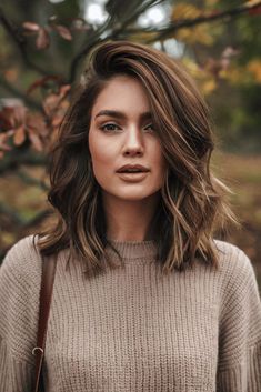 Fall Hair Cuts, Fall Hair Color For Brunettes, Fall Hair Trends, Brunette Balayage Hair, Fall Hair Color