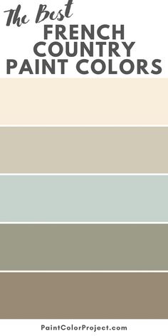 the best french country paint colors