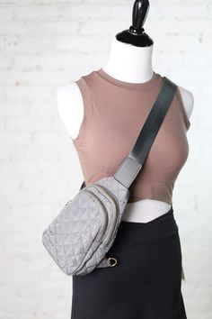 The Pinelope Puffer Sling Bag is the perfect all year round quilted crossbody bag for on-the-go athleisure style! #handbags #accessories #fashionaccessories #baglover #purseaddict #stylishbags #trendyaccessories #fashionista #handbagobsessed #pursepassion #fashiontrends #accessoryoftheday #trendybags #athleisure #activewear #slingbag #activewear #fitfashion #athleticstyle #gallery512boutique Cash Holder, Athleisure Style, Quilted Crossbody Bag, Athleisure Fashion, Athletic Fashion, Athleisure