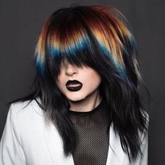 Creative Colour Hair, Colour Hair, Creative Colour, Creative Hairstyles, Hair Envy, Hair Art