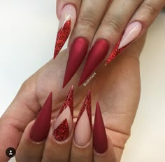 Pointy Nail Designs, Stilettos Nails, Nails Colorful, Nagellack Trends, Ombre Acrylic, Pointy Nails, Stiletto Nail Art, Acrylic Nails Ideas, Matte Nails Design