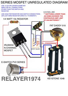 the wiring diagram for an in - line light switch