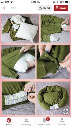 the instructions for how to sew a baby's sleeping bag