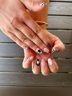 Busy Nails, Western Nails Country, Short Western Nails, Az Nails, Checkered Nail Designs, Nail Designs Trending Now, Croc Nails, Cowboy Nails