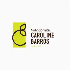 the logo for nutritionistaa caroline barros, which is also available