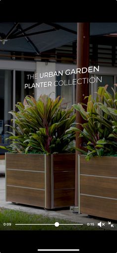 the urban garden planter collection