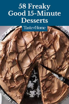 You worked hard on dinner—you deserve a break for dessert. These simple 15-minute desserts allow for just that. Make 'em ahead so they have enough time to set or be refrigerated overnight. Quick Ww Desserts, Easy Wow Desserts, Delicious Easy Dessert Recipes, Easy Desserts With No Milk, Bon Appetit Dessert, Prep Ahead Desserts, Quick Pantry Dessert, Most Popular Desserts On Pinterest, Easy Group Desserts Simple