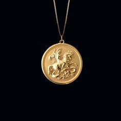 Saint George Pendant 3 - johnnysaintstudio George Necklace, Phoenix Pendant, St Georges, Faith Jewelry, Gold Medallion, Gold Dragon, Egyptian Jewelry, Solid Gold Chains, White Gold Chains