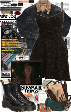 Stranger Things Aesthetic Outfit Ideas, Billy Hargrove Outfit Ideas, Stranger Things Wardrobe Shifting, 80s Dresses Aesthetic, 80s Inspired Dress, Stranger Things Outfits Aesthetic, Billy Hargrove Inspired Outfit