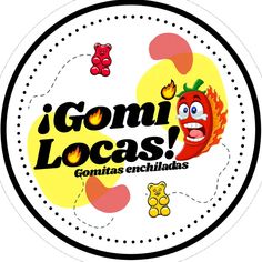 a sticker with the words gomi locas on it