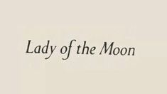 lady of the moon logo on a white background