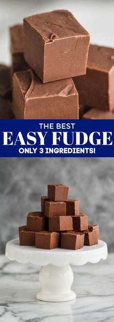 the best easy fudge only 3 ingredients