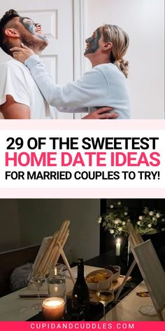 Make your evenings extra special with these home date ideas for married couples that are both sweet and simple! Perfect for dates for parents or anyone looking to reconnect, these at-home date night ideas bring romance without leaving the house. From creative couples things to do to relaxing home date nights, there’s something for every vibe. Whether you're planning a cozy dinner or a fun game night, these date night ideas for married couples will keep the spark alive. Don't wait—try these married dates this weekend and make unforgettable memories. Save this pin for your next at-home date night!