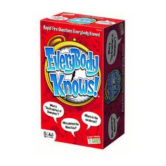 everybody knows board game in a box