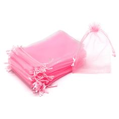 PRICES MAY VARY. 100% Brand new, Made of good quality, sheer organza material With ribbon drawstring ties to close bag securely Perfect for favors, cosmetics, weddings, gifts, crafts, jewelry, parties, sachets and so on Size: 4" x 6" / 10 x 15 cm Package Includes: 50 x organza gift bags 
100% Brand new and High quality. 
The organza Jewelry gift bags are made of high quality sheer organza material. 
They have ribbon ties to close bag securely. 
Simply pull ribbons to secure your present. 
Great Mesh Jewelry, Clear Plastic Bags, Types Of Gifts, Wedding Favor Bags, Candy Gifts, Candy Bags, Party Favor Bags, Sewing Gifts, Organza Gift Bags