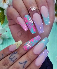 50+ Simple Spring Nails (2024) Designs TailoringinHindi Easter Nails Design Spring, Spring Nail Ideas, Nail 2023, Neon Nail Art, Beach Nail Art, Cute Summer Nail Designs, Simple Spring Nails, Spring Nail Trends, Cute Spring Nails