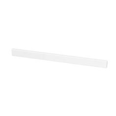 a white rectangular object on a white background