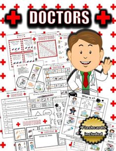 the doctor worksheet and activities for children to practice their skills in order to learn how