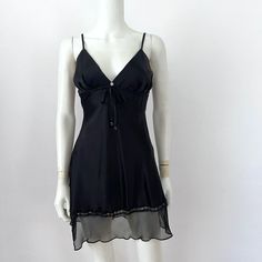 Luxurious Silk Chemise. Never Worn In Mint Condition Drawstring Spaghetti Ties Chiffon Hem Bottom With Lace Insert Adjustable Straps Approximately 32" In Length Made In New York Size Small Us 2-4, Eur 36, It 2 Elegant Fitted V-neck Sleepwear, Sleeveless Sleepwear With Built-in Bra For Evening, Elegant Night Camisole For Spring, Elegant Spring Night Camisole, Elegant Lace Trim Sleepwear For Summer, Elegant Lace Trimmed Summer Sleepwear, Elegant Summer Sleepwear With Lace Trim, Elegant Silk Sleepwear For Summer, Elegant Silk Summer Sleepwear